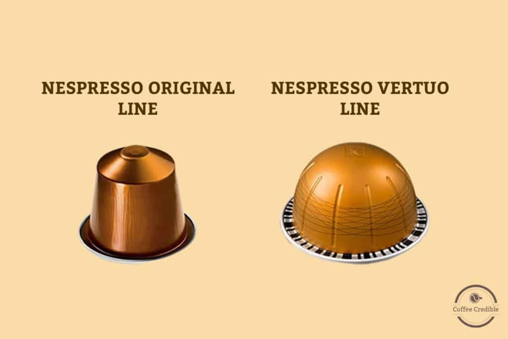 Nespresso original Line vs vertuo line