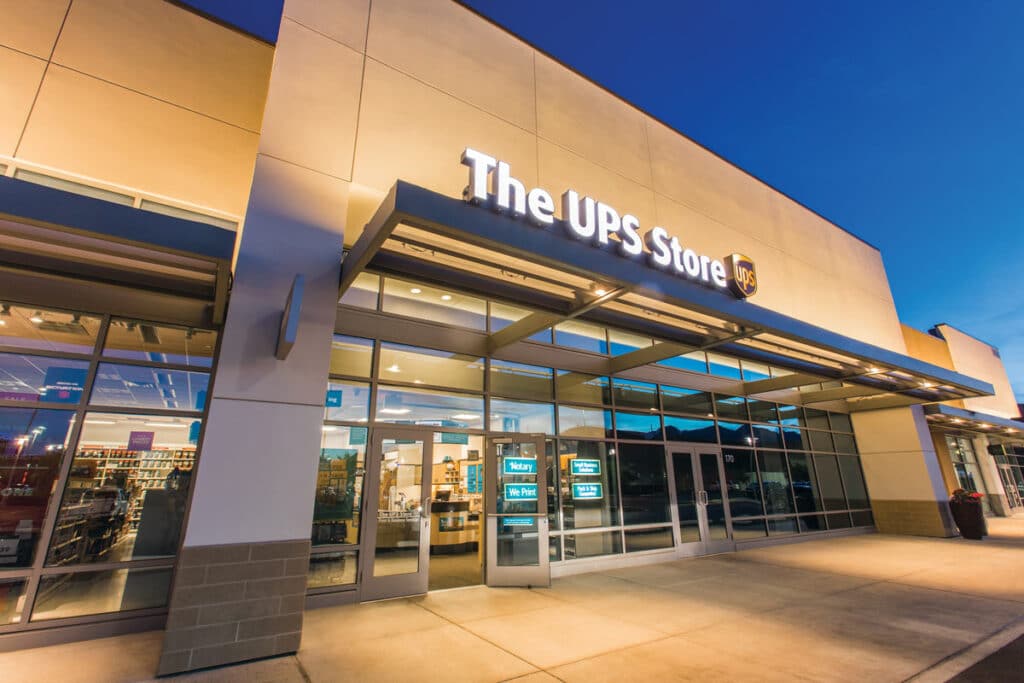 the UPS store