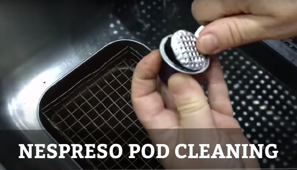 Cleaning Nespresso pod