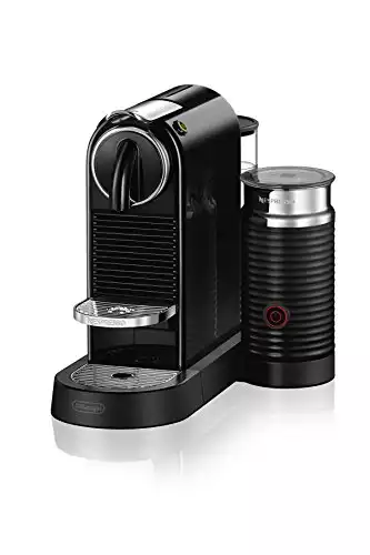 Nespresso CitiZ Coffee and Espresso Machine by De'Longhi with Milk Frother, Black