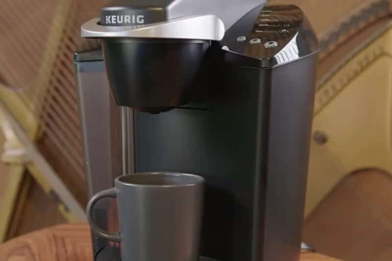                                                                A Keurig K-Classic coffee machine